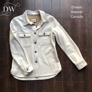 Wool Shirt | Ladies | Ivory | Red Canoe