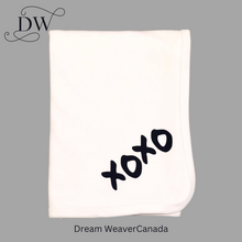 Load image into Gallery viewer, Baby Swaddle Blanket xoxo | Made in Canada
