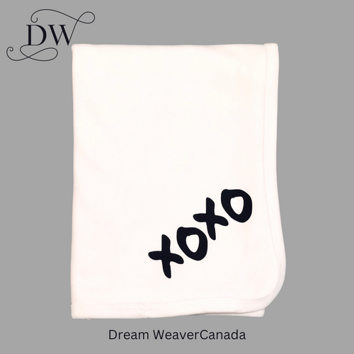 Baby Swaddle Blanket xoxo | Made in Canada