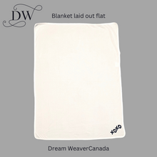 Load image into Gallery viewer, Baby Swaddle Blanket xoxo | Made in Canada
