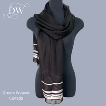 Load image into Gallery viewer, Silk Wrap | Black | Dream Weaver Canada
