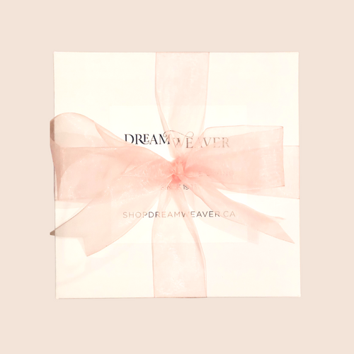 Gift Box with Pink Ribbon | Dream Weaver Canada