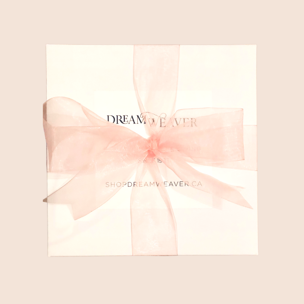 Gift Box with Pink Ribbon | Dream Weaver Canada