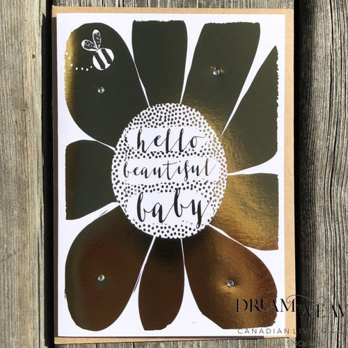 Hello Beautiful Baby | New Baby Card