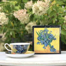 Charger l&#39;image dans la galerie, Van Gogh Irises Tea Cup &amp; Saucer
