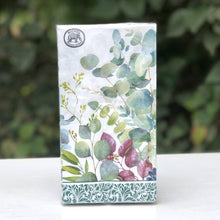 Load image into Gallery viewer, Eucalyptus and Mint Hostess Napkins | Michel Design Works
