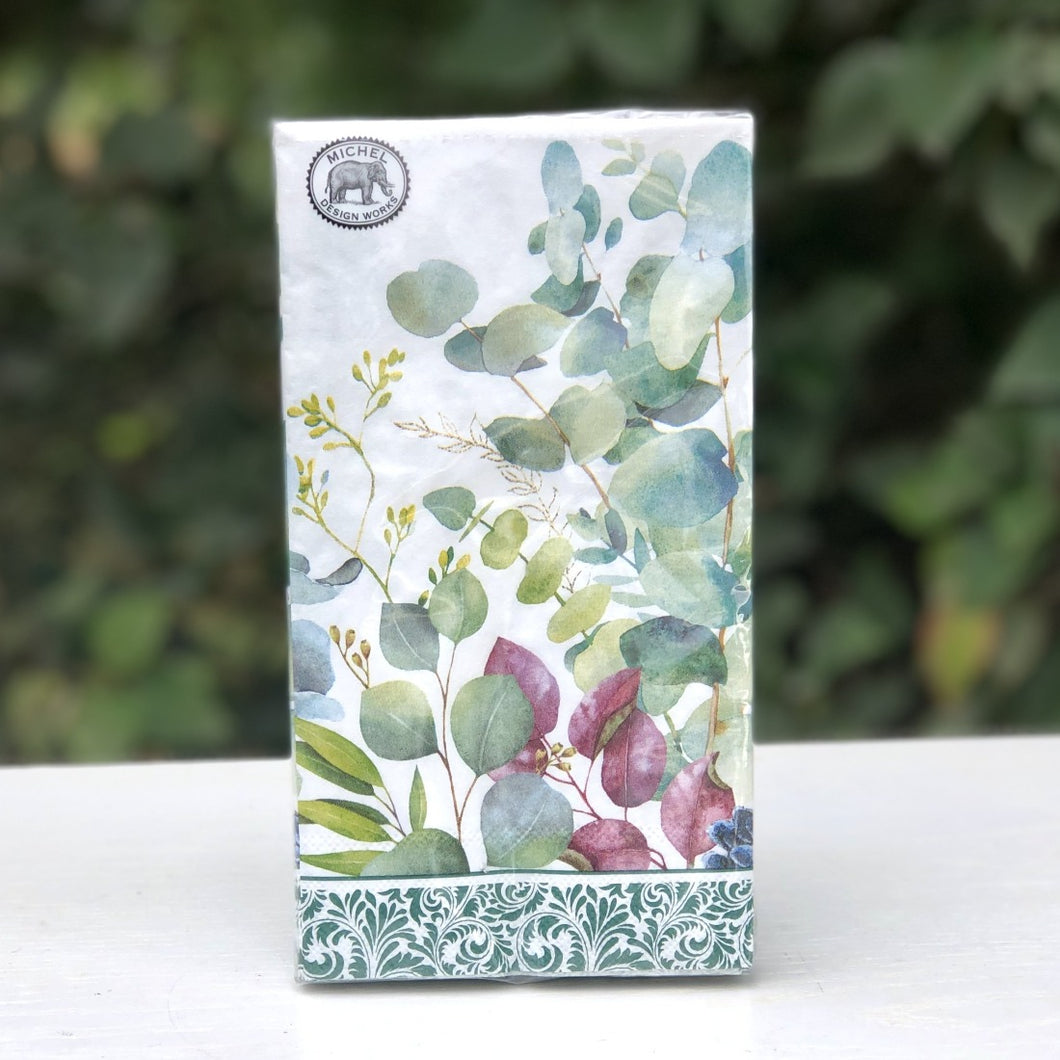 Eucalyptus and Mint Hostess Napkins | Michel Design Works