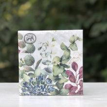 Load image into Gallery viewer, Eucalyptus and Mint Cocktail Napkin | Michel Design Works
