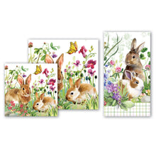 Load image into Gallery viewer, Bunny Meadow Luncheon Napkins | Michel Design Works
