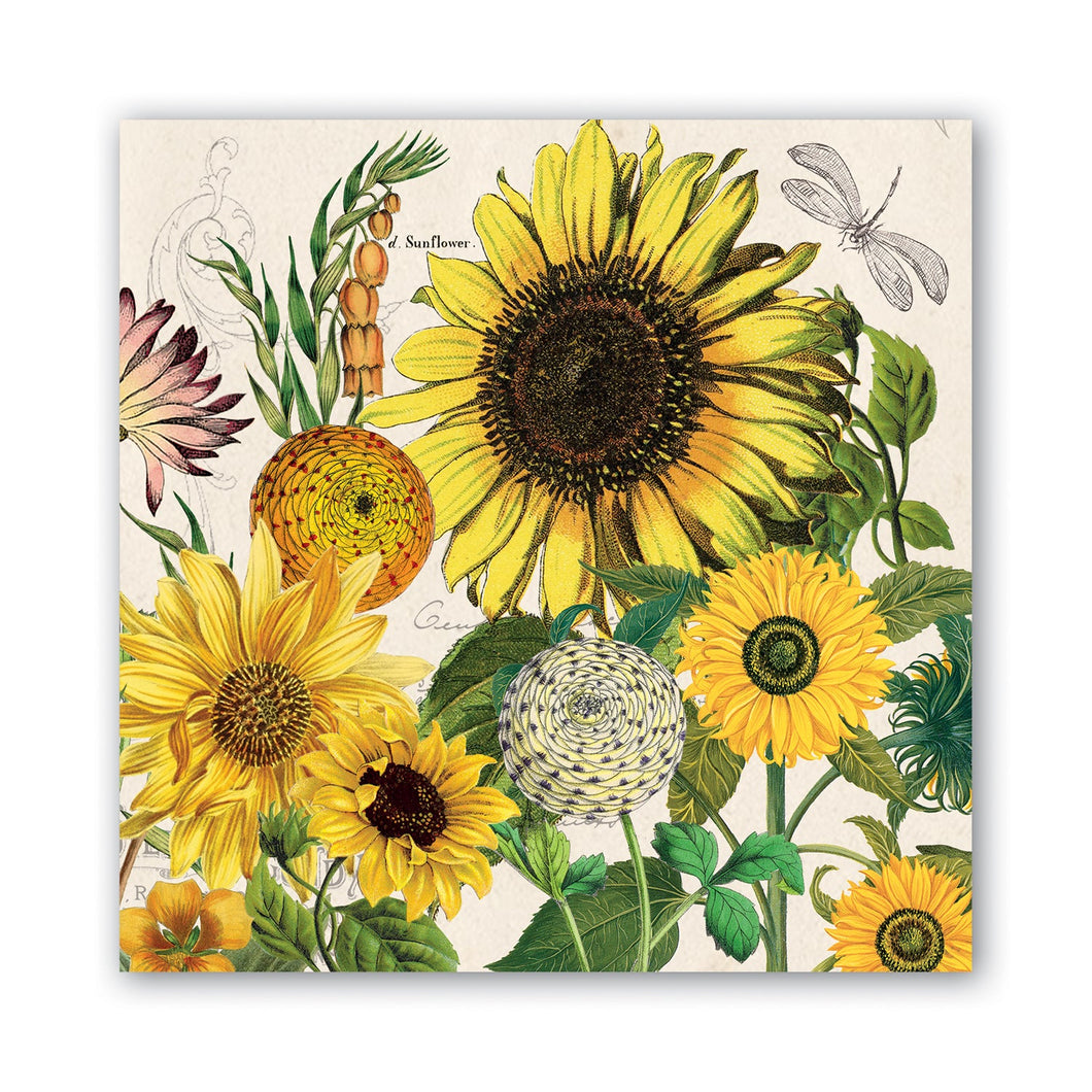 Sunflower Luncheon Napkins | Michel Design Works
