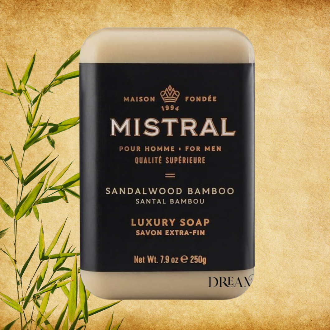 Sandalwood Bamboo Bar Soap | Mistral