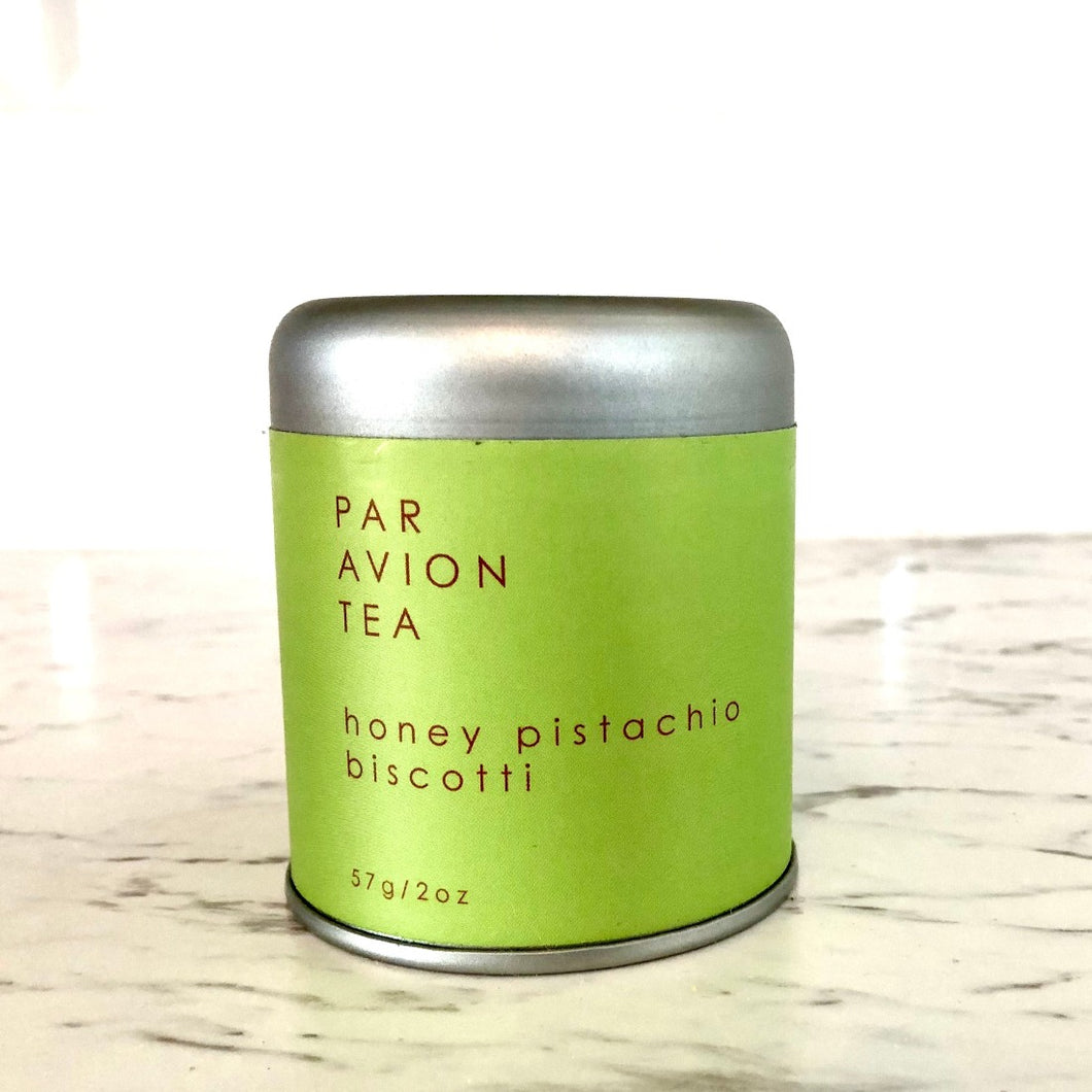 Honey Pistachio Biscotti Tea | Par Avion