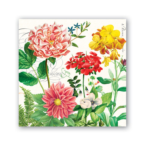 Poppies & Posies Cocktail Napkins | Michel Design Works