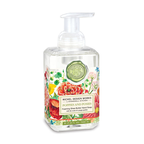 Poppies & Posies Foaming Soap | Michel Design Works
