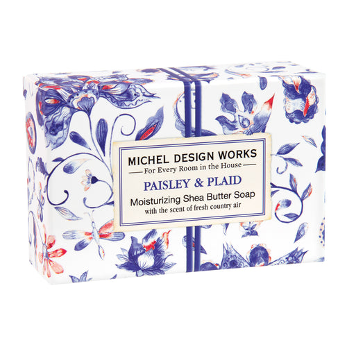 Paisley & Plaid Boxed Soap | Michel Design Works