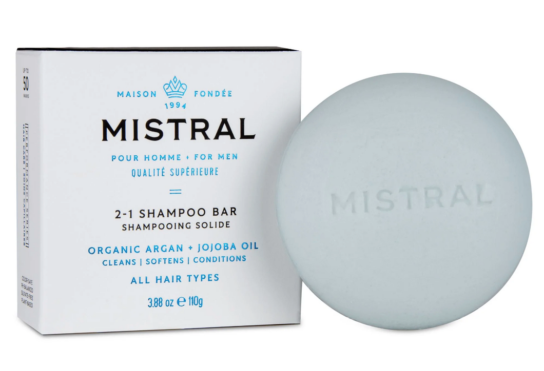 Savon en barre de shampooing solide | Mistral 