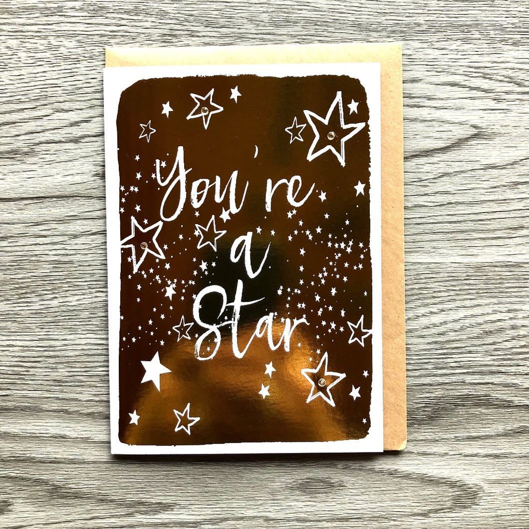 You're a Star | Blank Greeting Card | Dream Weaver Canada