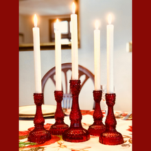 Load image into Gallery viewer, Bella Taper Candle Holder | Small | Red
