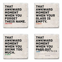 Charger l&#39;image dans la galerie, Awkward Moments While Drinking Marble Drink Coasters
