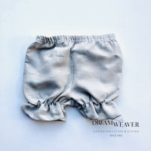 Charger l&#39;image dans la galerie, Baby Bloomers | Grey Linen | 3-6 Months Baby
