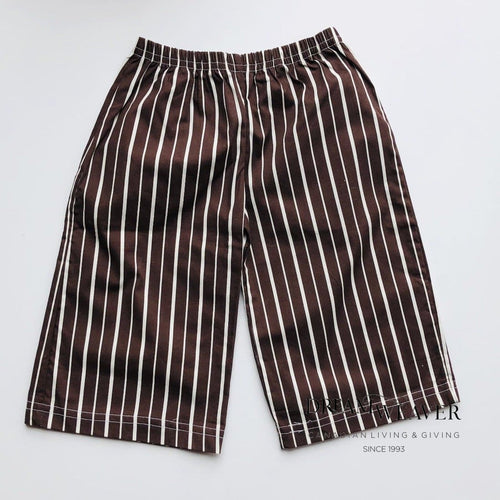 Baby Pants | Brown and White Stripe Baby