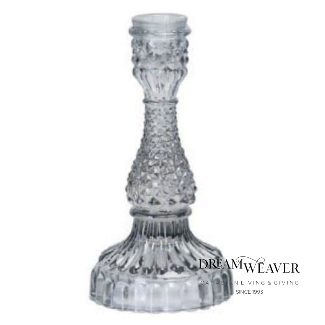 Bella Taper Candle Holder | Large | Clear