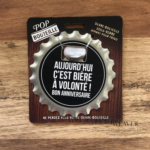 Biere A Volonte | Bon Anniversaire | Magnet/Bottle Opener Magnet