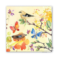 Charger l&#39;image dans la galerie, Birds &amp; Butterflies Cocktail Napkin | Michel Design Works
