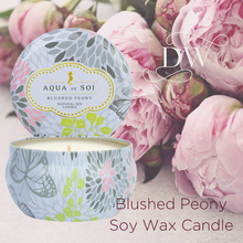Load image into Gallery viewer, Blushed Peony Soy Candle Tin | 9 oz
