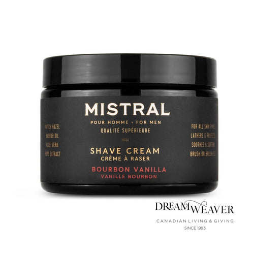 Bourbon Vanilla Shave Cream | Mistral Bath & Body
