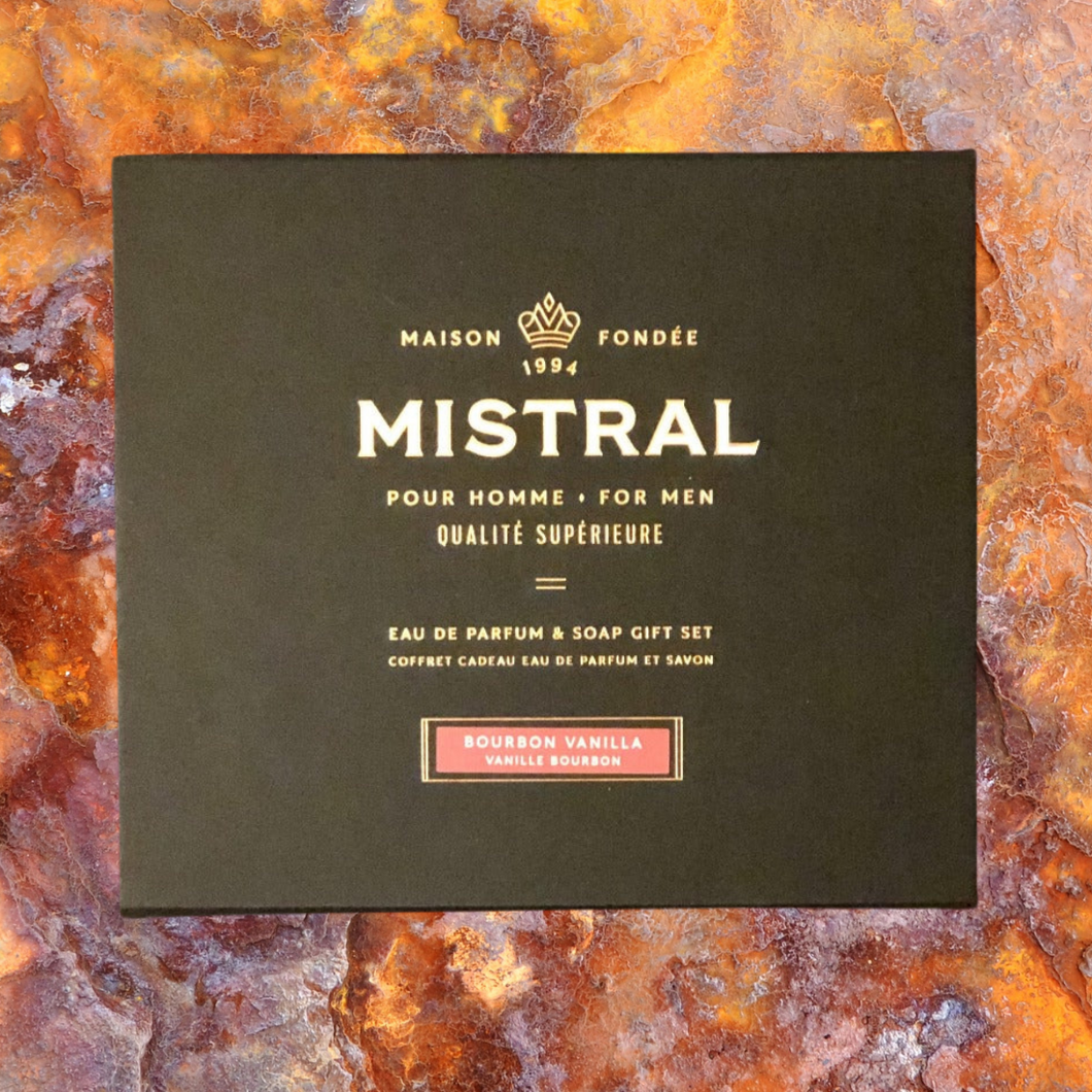 Bourbon Vanilla Cologne/Soap Gift Set | Mistral