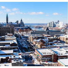 Load image into Gallery viewer, Byward Market and Parliament| Winter | Caleb Ficner Cards
