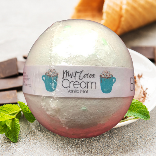 Mint Cocoa & Cream Bath Bomb | Bath Bomb Company