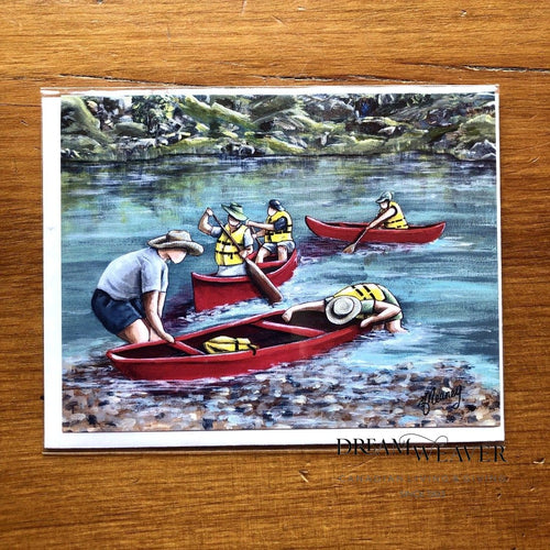 Canoe Note Card | Kathy Meaney | Here at Last Stationary