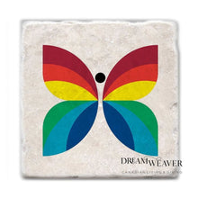 Load image into Gallery viewer, CBC Butterfly 1966-1974 Retro Marble Drink Coasters | VersaTile Tableware
