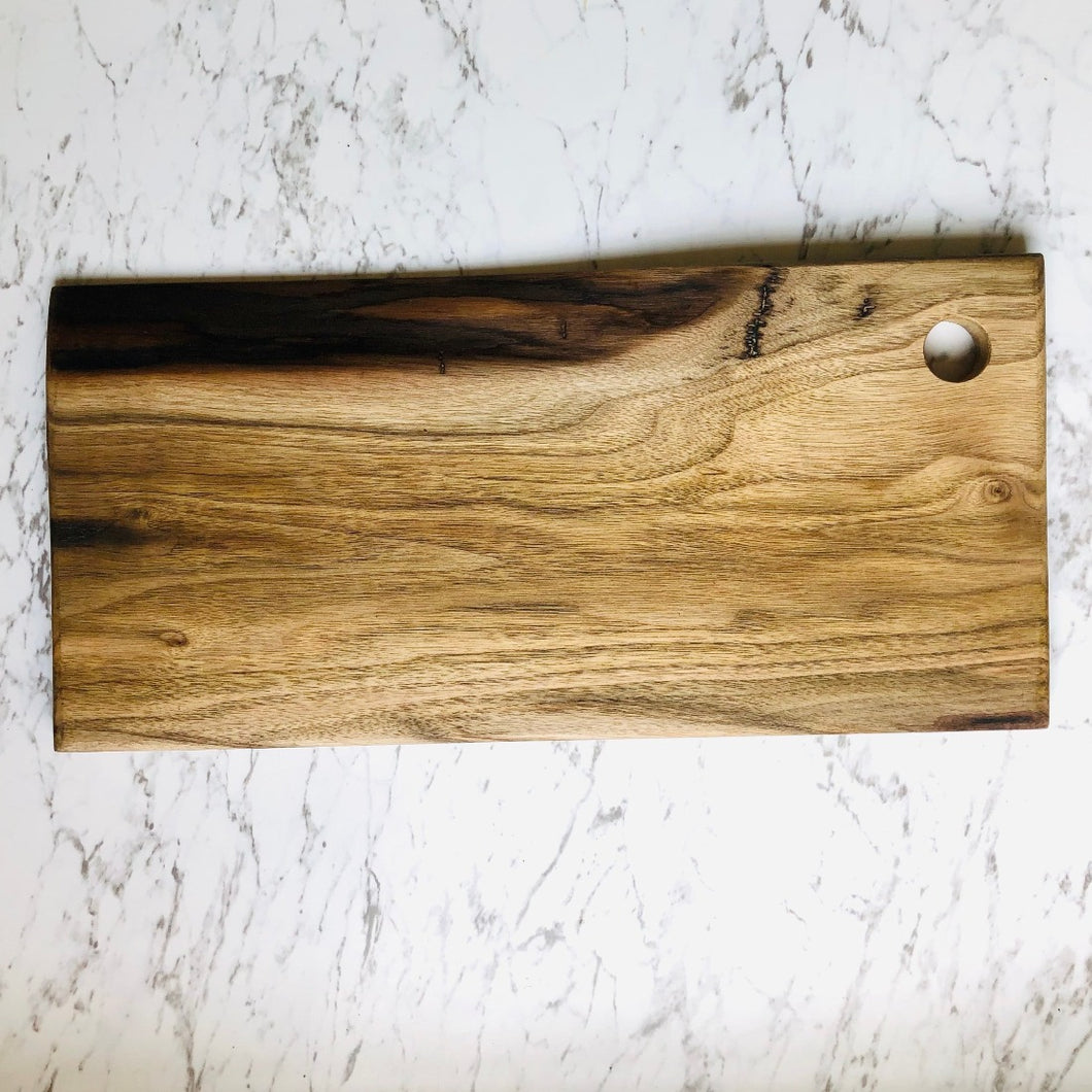 Raw Edge Wood Charcuterie Board | Rectangle