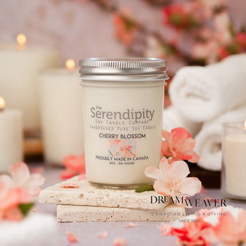 Cherry Blossom Candle Jar | Serendipity Candle | Dream Weaver Canada