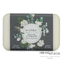 Load image into Gallery viewer, Classic White Flowers Bar Soap - 200g | Mistral
