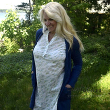 Load image into Gallery viewer, Cornflower Cotton Tunic | Mahogany | Dream Weaver Canada
