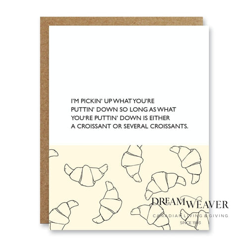 Croissant Greeting Card | Boo To You Stationary