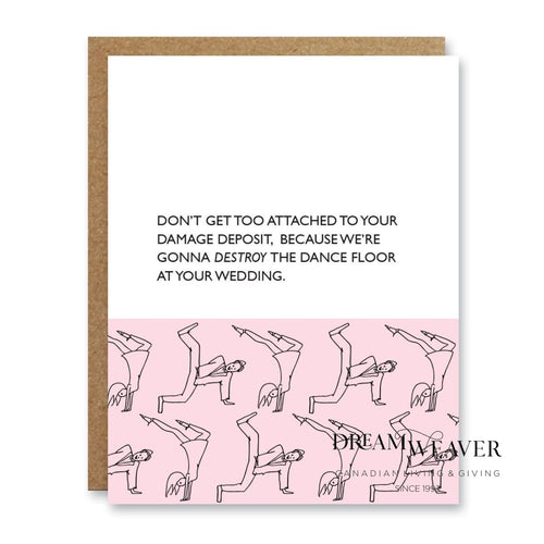 Dance Floor Greeting Card | Boo To You Stationary