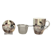 Load image into Gallery viewer, Degas Dance Lesson Tea Mug with Lid Tableware

