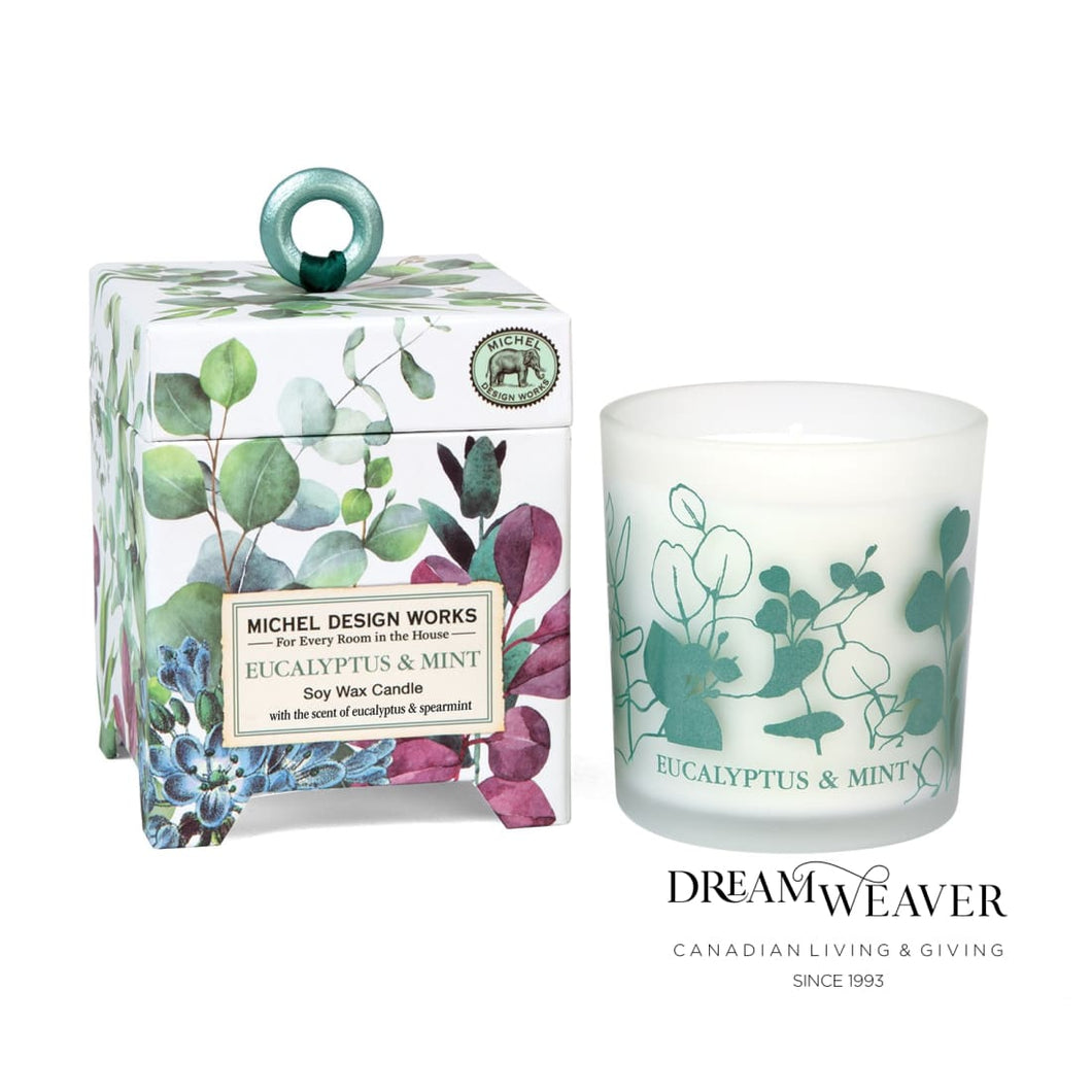Eucalyptus and Mint Candle Small | Michel Design Works | Dream Weaver