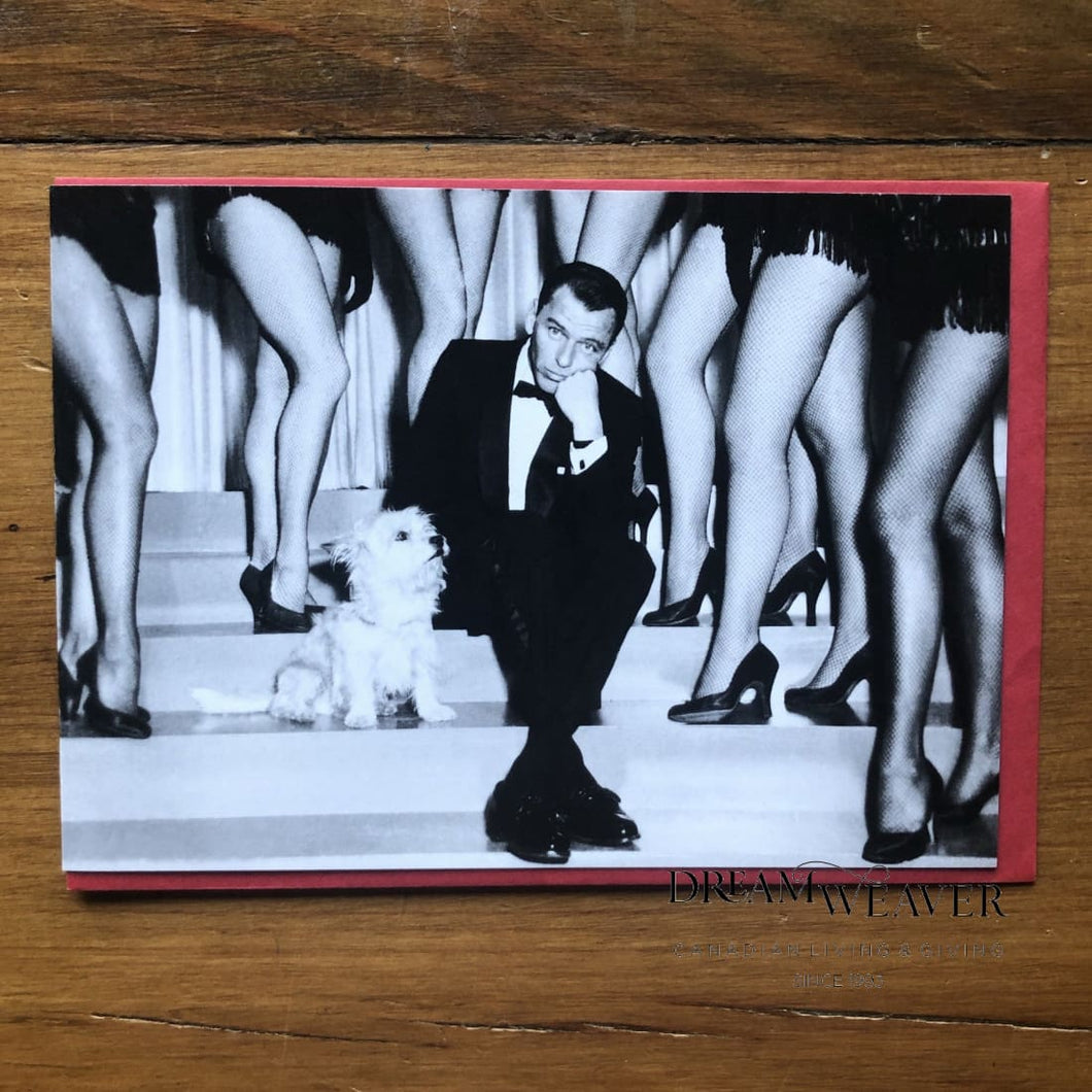 Frank Sinatra | Retro Blank Greeting Card Stationary