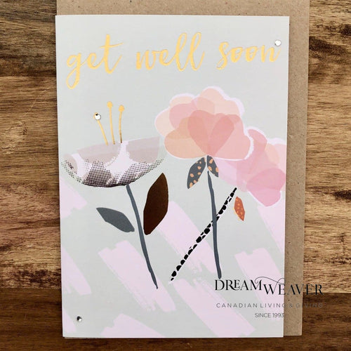 Get Well Soon Card | Seafoam Green Floral