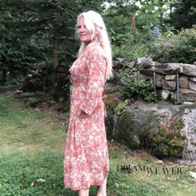 Load image into Gallery viewer, Greta&#39;s Garden Tea Dress Terracotta | April Cornell
