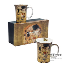Load image into Gallery viewer, Gustav Klimt The Kiss | Set of 2 Mugs Tableware
