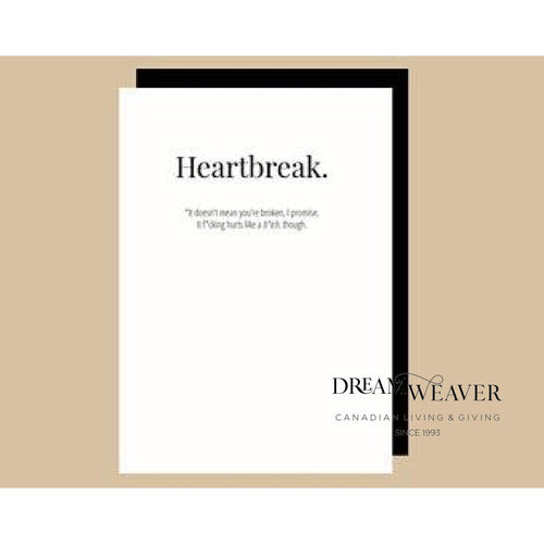 Heartbreak. Card | Buttercup Co. Stationary
