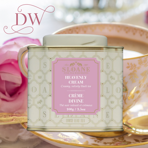 Heavenly Cream Tin Caddy | Sloane Tea