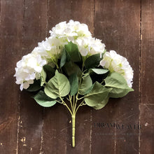 Load image into Gallery viewer, Hydrangea Bush | Cream Home Decor

